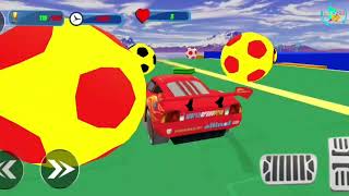 new mega ramp Lightning McQueen stunts #games #androidgames #newgameshorts cfr screenshot 5
