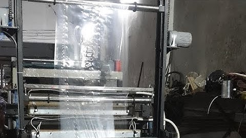 Máy Cắt Bao Bì Ni Lông 2 Tầng Khổ 900mm.