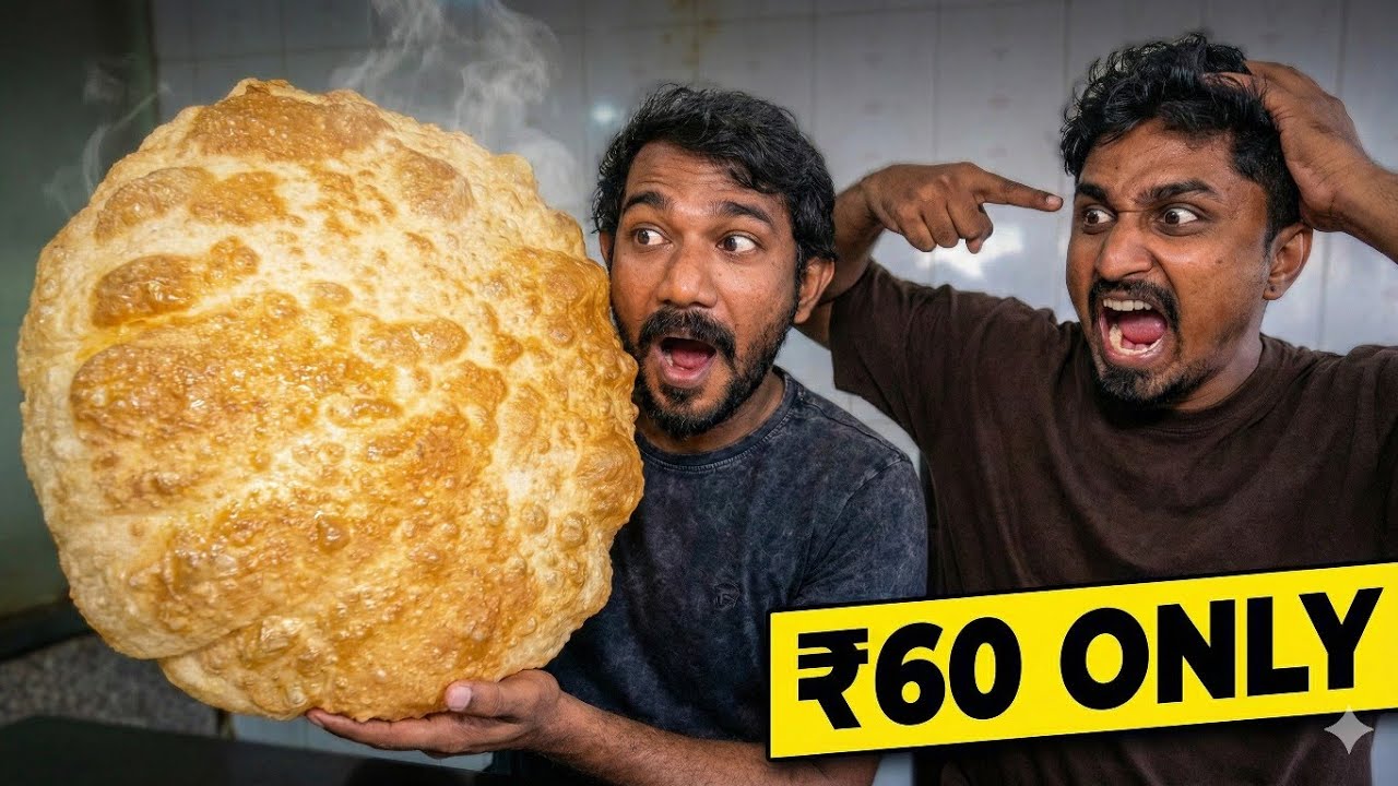 DON'T Order This Alone! 🛑 Biggest Poori Challenge