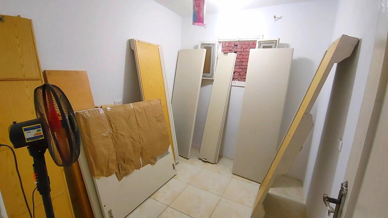 كان لازم ابدء بأول خطوة بعد النقل جديد ٪جديد🎉اخيرا دهان غرفة چنى ماتوقعت جمالها🥹