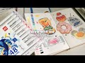 art vlog - draw with me | food illustration with deli acrylic marker