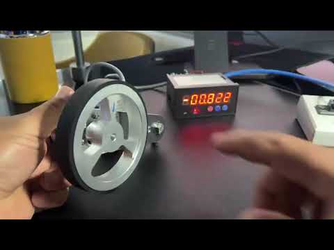 Wheel Encoder with Digital Meter Counter – Precision Measurement System Test