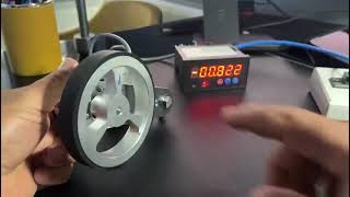 Wheel Encoder with Digital Meter Counter – Precision Measurement System Test