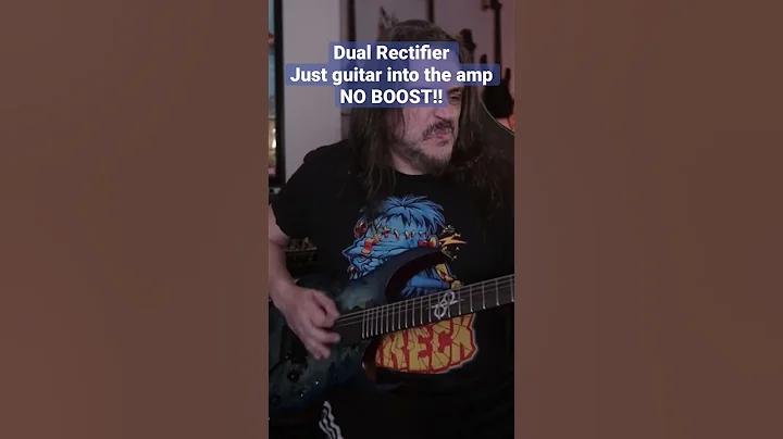 Does Dual Recto always need a Boost?!? #highgain #solarguitars #metalguitarist #mesaboogie
