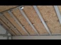 Гипсокартонный потолок на мансарде, как сделать разметку. Drywall ceiling.