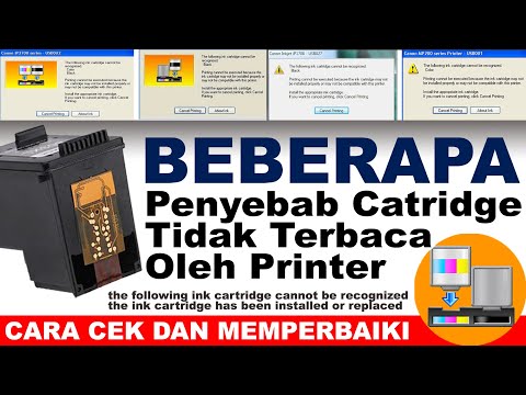 Video: Printer Bebas Kartrid: Model Laser Dan Inkjet Tanpa Kartrid, Printer Berwarna Tanpa Kartrid Chip