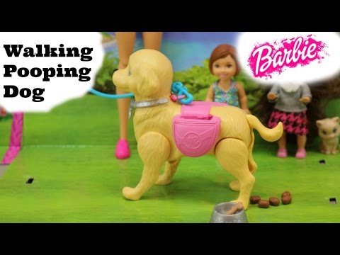 barbie pooping dog