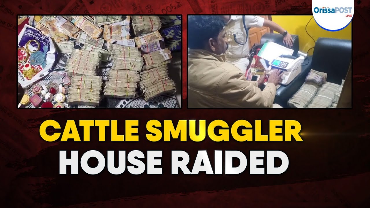₹1 crore cash seized in cattle smuggling case | Keonjhar–Bhadrak police raid residence