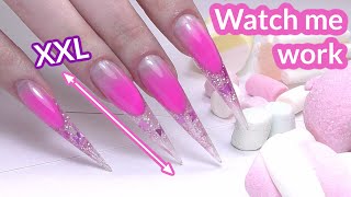Watch me Work: Extra Long Stiletto Nails | Saviland Acrylic Kit