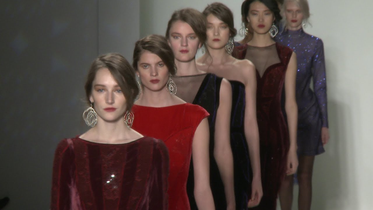Tadashi Shoji - NYFW Fall 2014 - Interviews & Runway | Videofashion