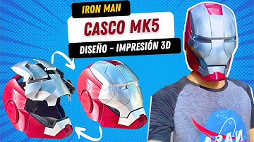 IROMAN MK5 HELMET IMPRESIÓN 3D 10 SERVOS!