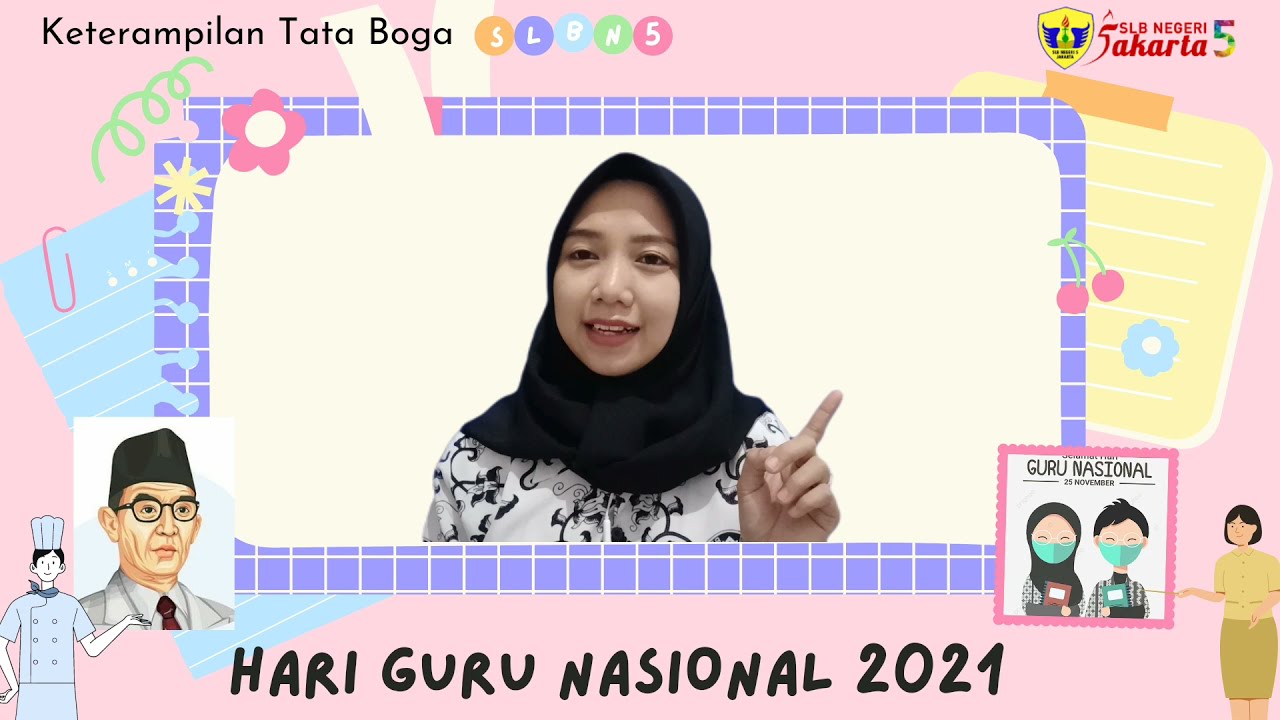 Membuat Nasi Tumpeng _Spesial Hari Guru 2021_Tata Boga  SLBN 5 JKT  (Gina Sarah Tasya, S.Pd)