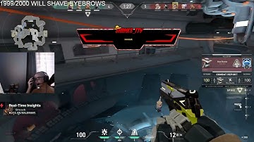 *FRACTURE ZIPLINE BUG GONE WRONG*🤣by Bald Shanks #valorantclips