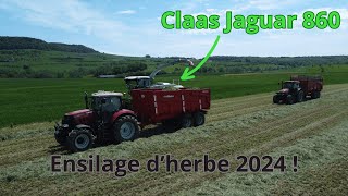 Ensilage d'herbe 2024, Claas Jaguar 860!