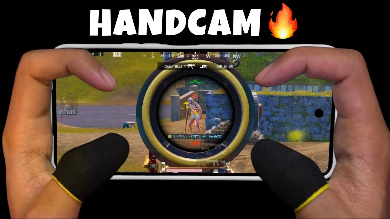 Best HANDCAM 4 Finger + Gyroscope ❤️ | PUBG Mobile | REDMI 13 