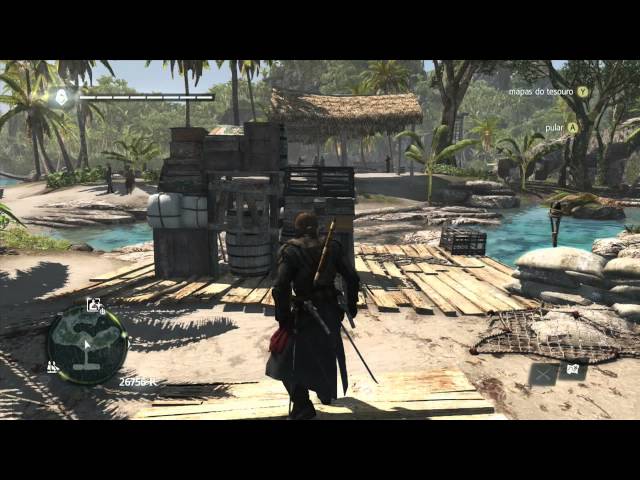 Assassins Creed 4 Black Flag - Mapa do Tesouro/Treasure Map (240,607) 