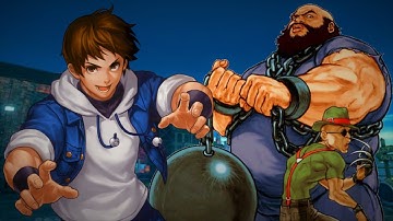 M.U.G.E.N - Sie Kensou vs. Chang Koehan and Choi Bounge (The King of Fighters All-Star)