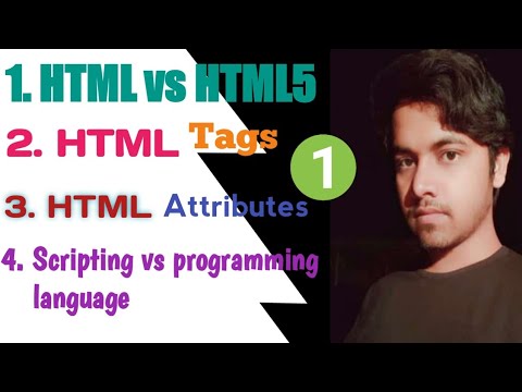Difference betweeen Html & Html5 | scripting vs programming language ...