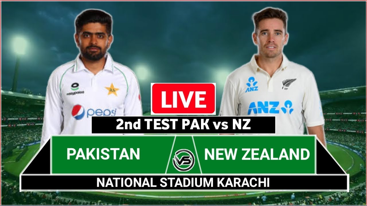 Pakistan vs New Zealand 2nd Test Live Scores PAK vs NZ 2nd Test Day 3