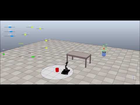 Field Based Navigation for 3D obstacle avoidance - simulation