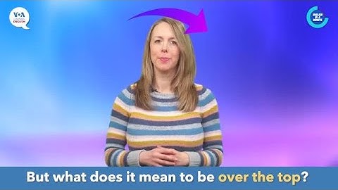 Engels in een minuut: Over the Top