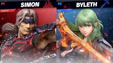 Calabrel (Bayonetta, Simon) vs Yongsan (Byleth) - Smash Ultimate 7.0.0