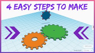 How To | Make Gears in TinkerCad