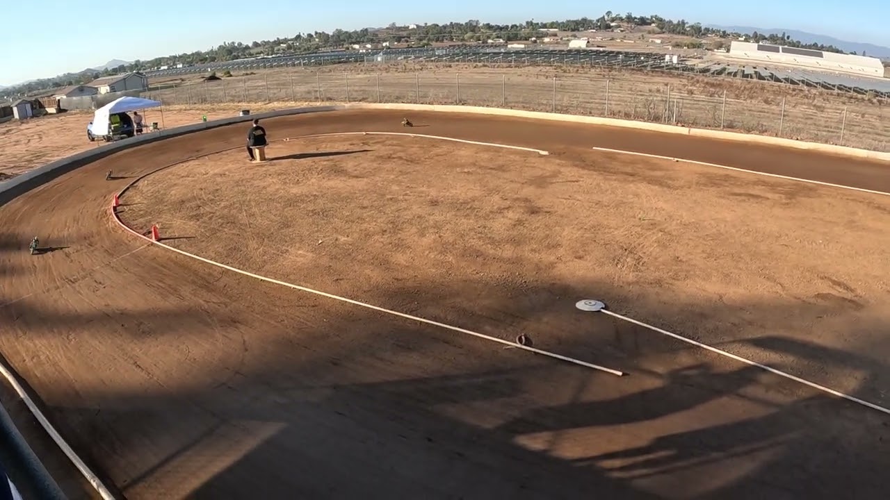 losi pro moto dirt oval race