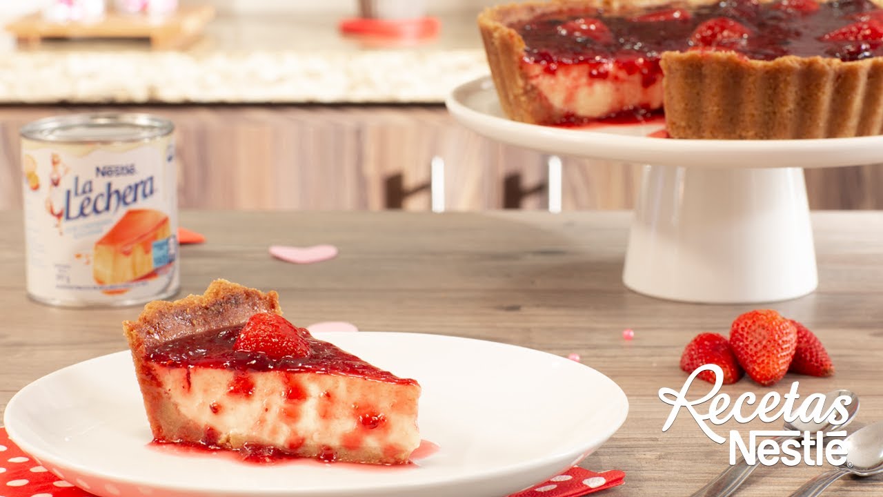 Cheesecake de Fresa| Recetas Nestlé CAM - YouTube