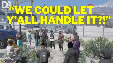 The Mandem Tell The Ballas How Rust Tried To Steal Their Meth Lab?! |GTA 5| NOPIXEL RP|