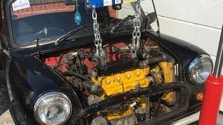 Classic Mini Restoration Video #2  Removing An A Series Engine Following The Haynes Manual