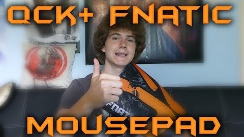 QcK+ Fnatic - Asphalt Edition MOUSEPAD