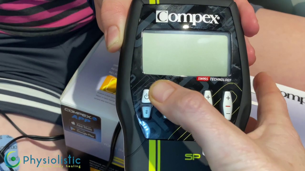 Compex  muscle atrophy setting