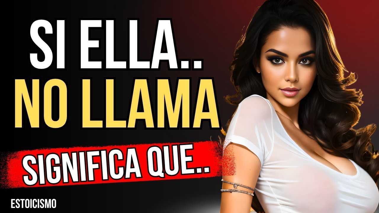 LO CREAS O NO, CUANDO UNA MUJER NO TE LLAMA NI TE ENVÍA UN MENSAJE DE TEXTO, SIGNIFICA   ESTOICISMO