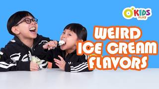 Okids Try Weird Ice Cream Flavors  | Okids Play
