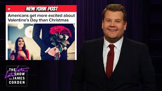 James Corden Has Issues with Valentine's Day