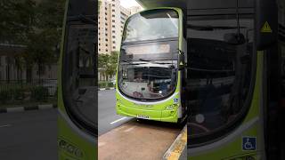FULL BODY AD! SBS Transit Volvo B9TL WEG 2 Lush Green Batch 4 Departing Bus Stop SG5604M