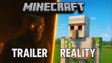 Minecraft Movie : Trailer vs Reality