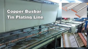 Tin plating line for copper busbar_tinning machine_tin electroplating_busbar manufacturing_BJHolland