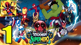 Stickman Superheroes With Deadpool San Francisko! screenshot 1