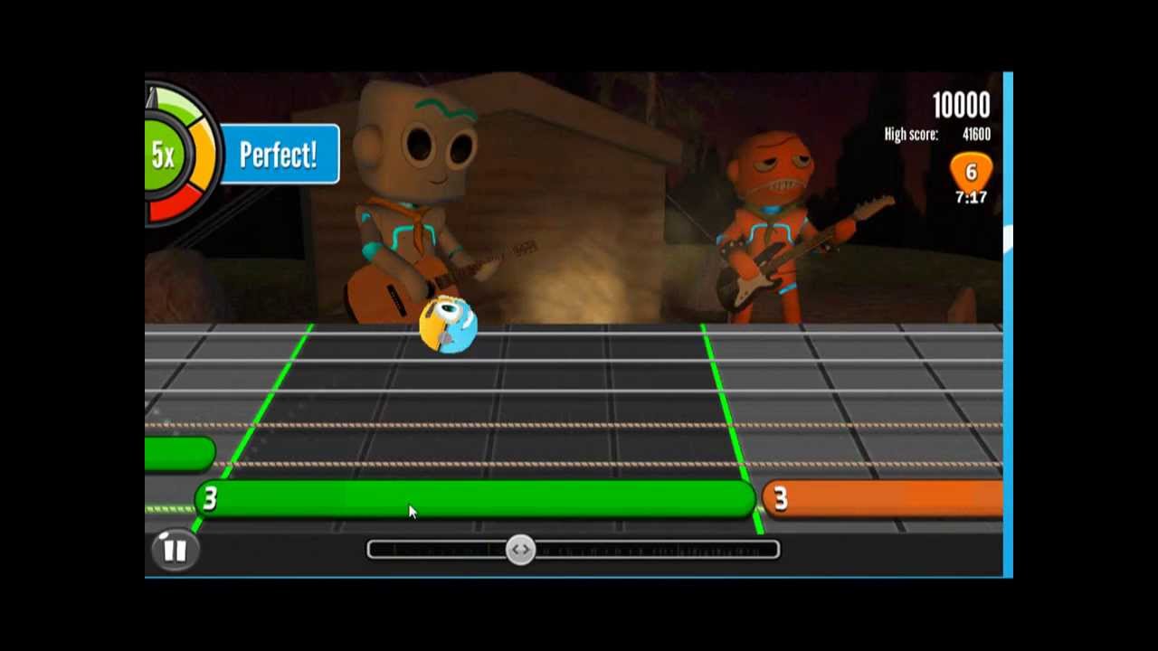 GuitarBots song #7 Melodies 1, Update Song 1