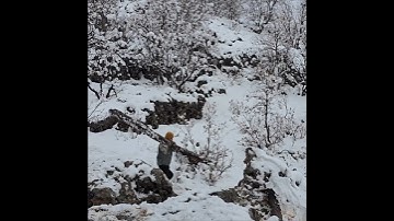 Extreme Weather Survival Camp | Building a Durable Shelter in Harsh Conditions