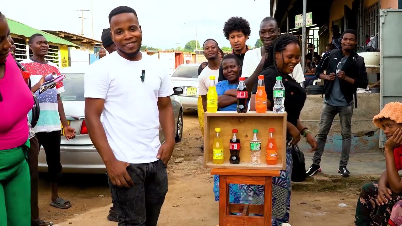 Matching the bottle challenge in Ndirande, Blantyre,  Malawi