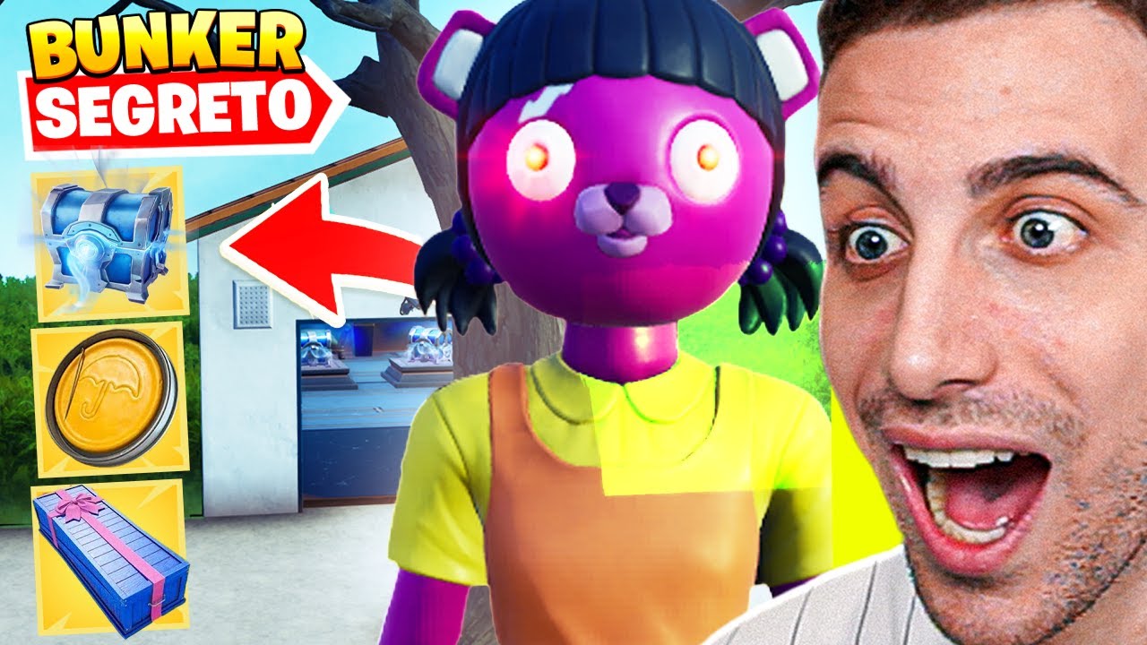 APRO il BUNKER SEGRETO nella Mappa di SQUID GAME in RANKED! Fortnite ITA