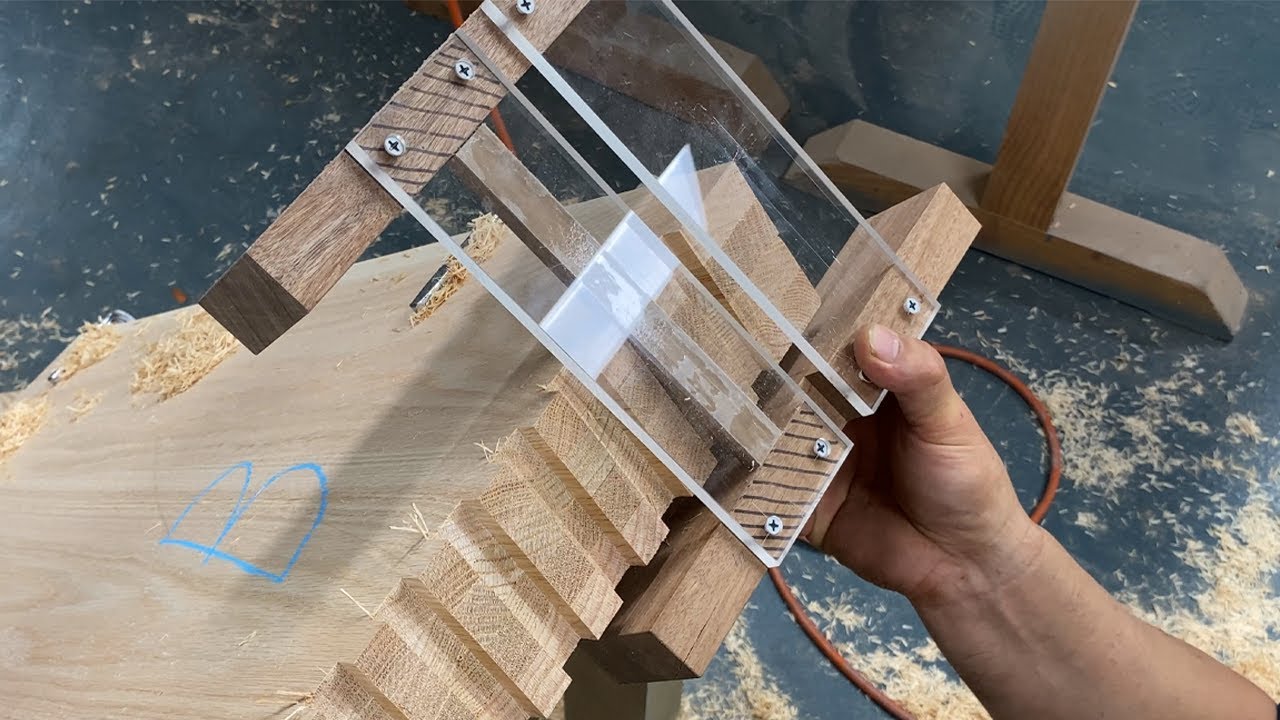 Wide finger joint/Woodworking Tips /I made a tall shelf furniture.