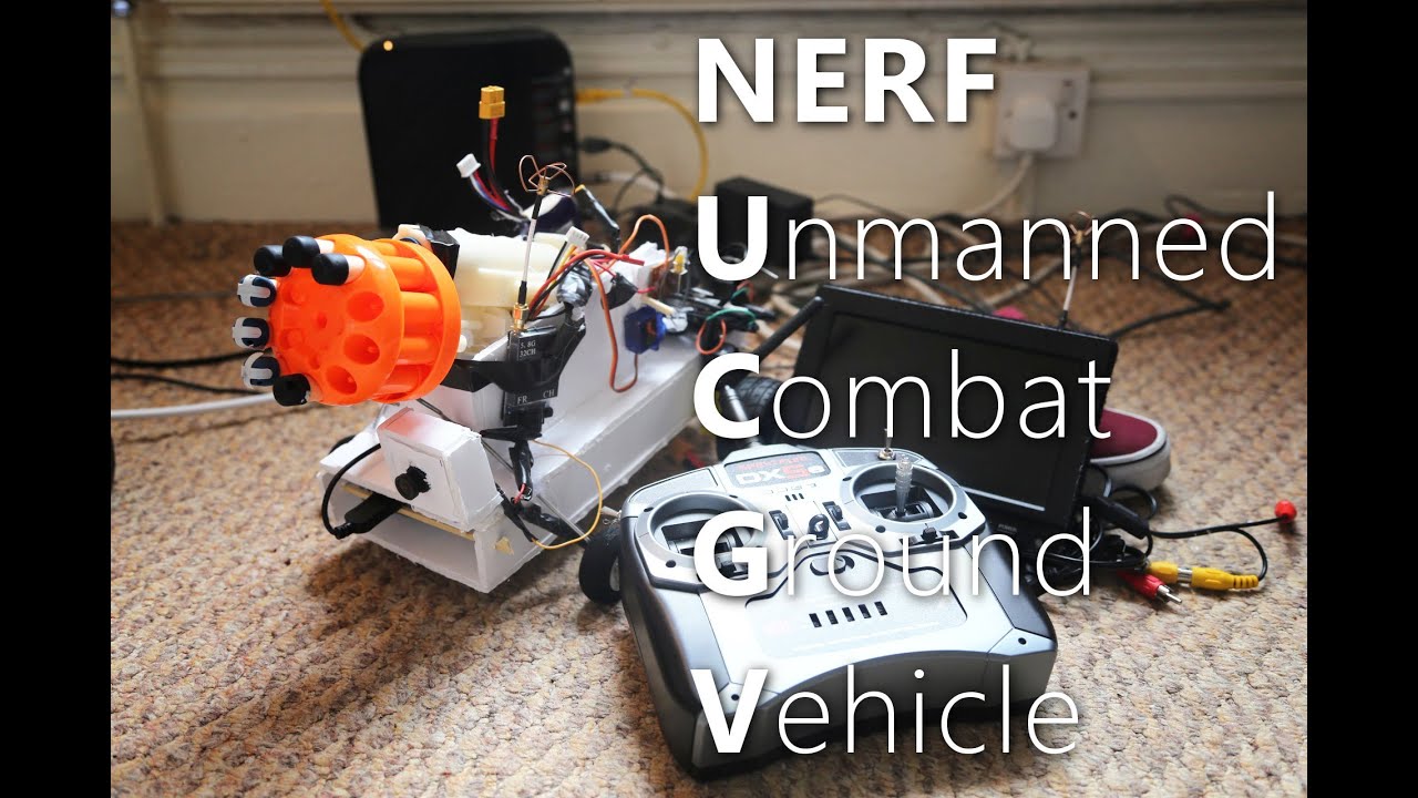 Nerf unmanned combat ground vehicle UGCV YouTube