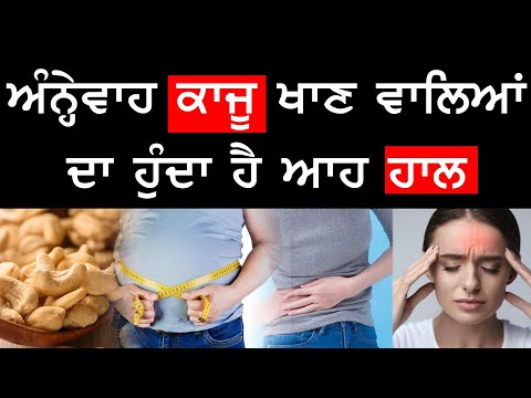 KHALAS Health | ਕਾਜੂ ਖਾਣ ਨਾਲ ਸਰੀਰ ਨੂੰ ਫਾਇਦੇ ਤੇ ਨੁਕਸਾਨ । THE KHALAS TV