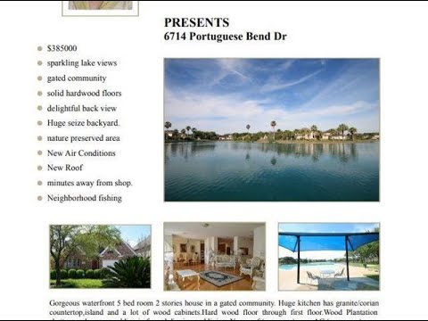 6714 Portuguese Bend Drive, Missouri City, TX home video tour