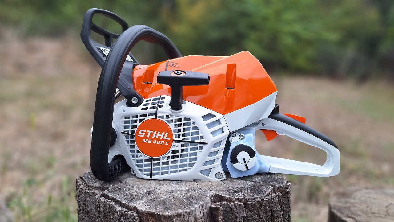 New Stihl chainsaw 2025 MS 400.1c (62.6cc, 5.3HP) - first start, first cuts, modded cut and more !!