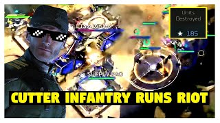 Cutters infantry is SOOO Good! I almost TRIPLED THE KILL COUNT of the enemy in this Halo Wars 2 3v3